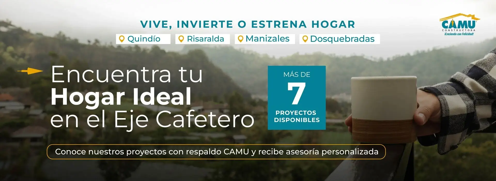 Invierte en vivienda en el Eje Cafetero